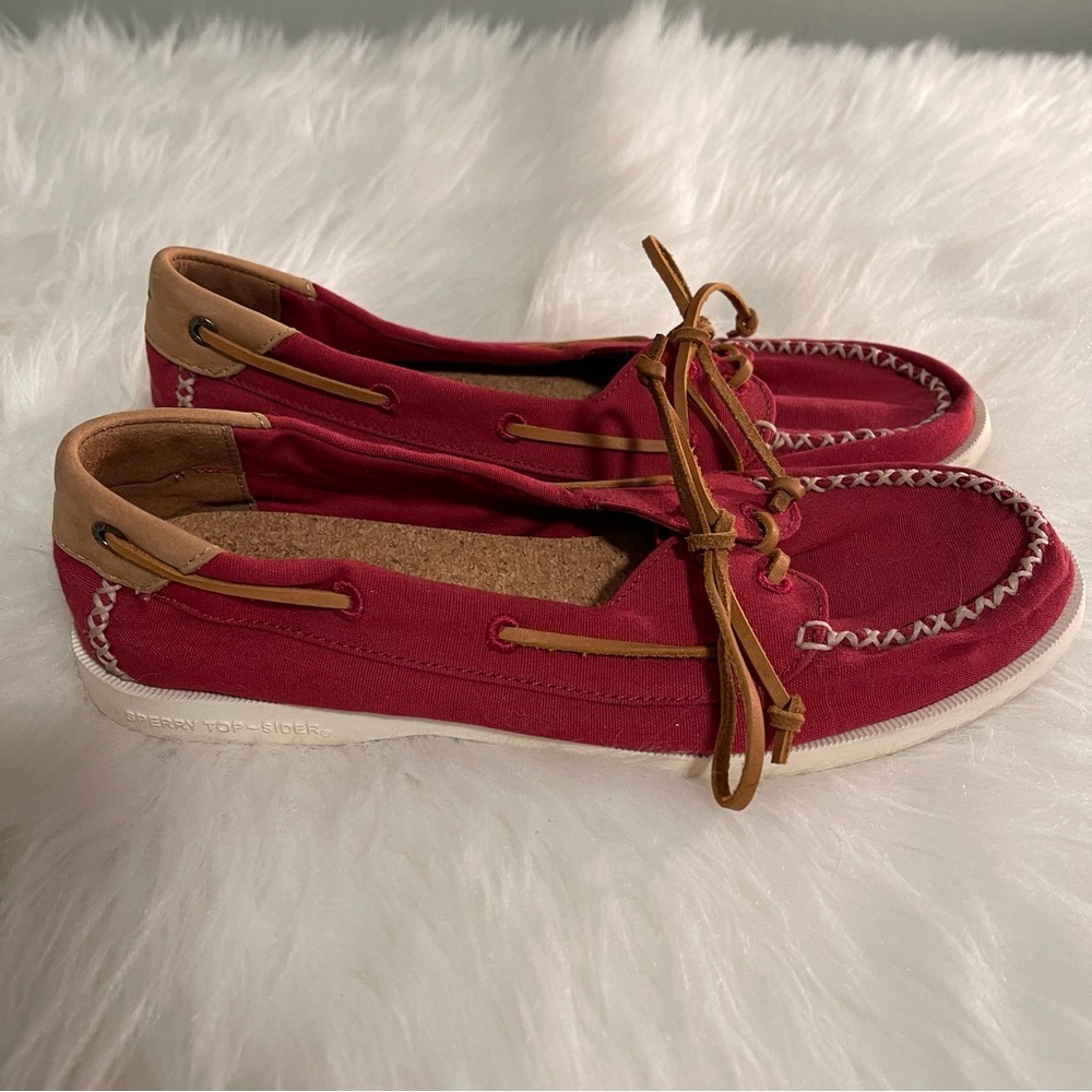 Red Sperrys - Picture 3 of 5